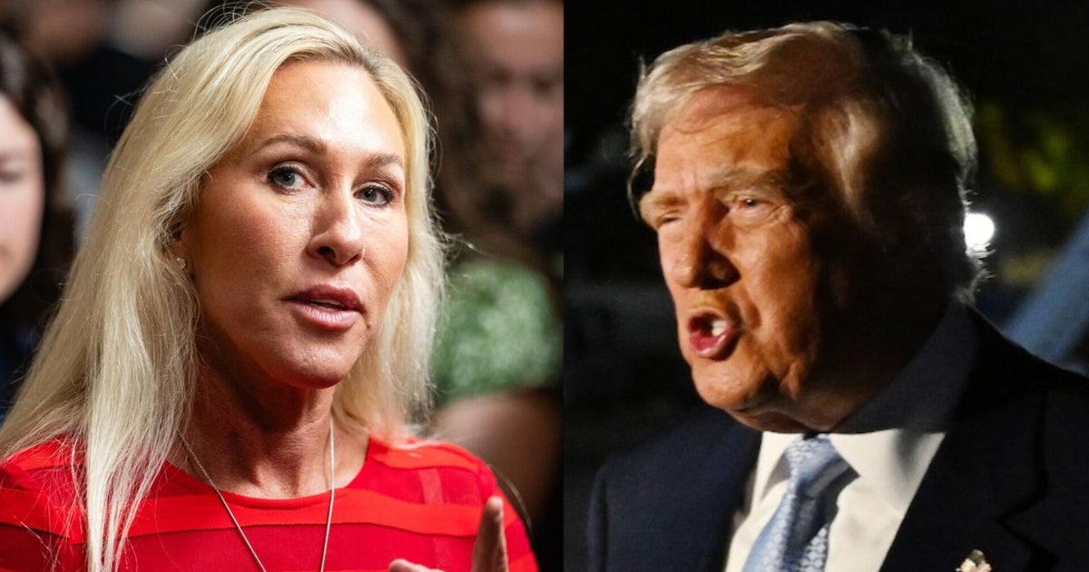 Trump says nobody cares about "traitor" Marjorie Taylor Greene as feud escalates