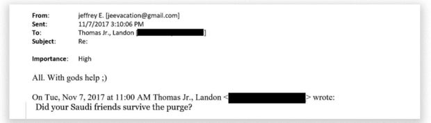 Epstein email from 2017 