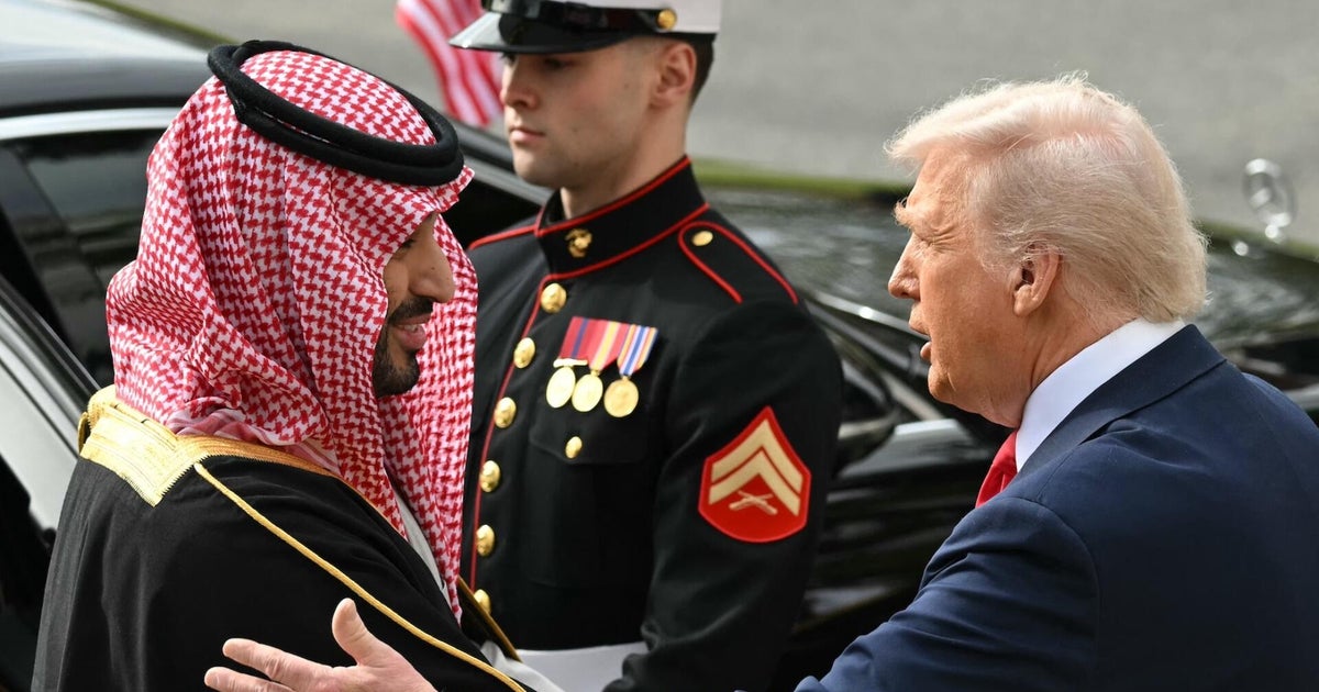 Trump welcomes Saudi Crown Prince Mohammed bin Salman in exuberant ceremony