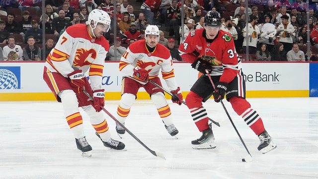 Flames Blackhawks Hockey 