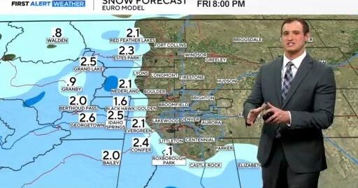 Snow moving towards Colorado, will Denver pick up its first flakes ...