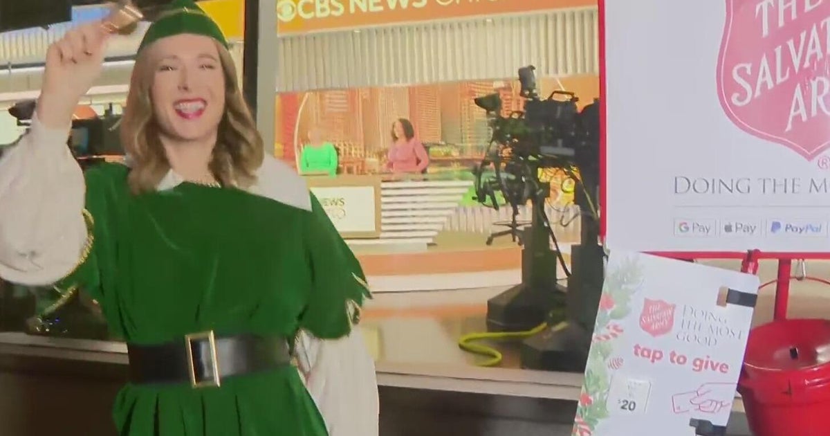 CBS News Chicago is ringing the bell for the Salvation Army red kettles ...