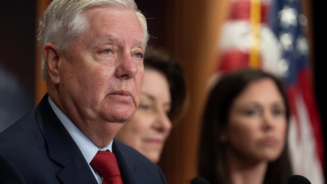 Sen. Lindsey Graham, a South Carolina Republican, speaks during a press conference on September 11, 2025. 