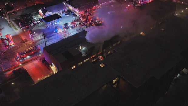 Fire at condo complex in Haddonfield, New Jersey