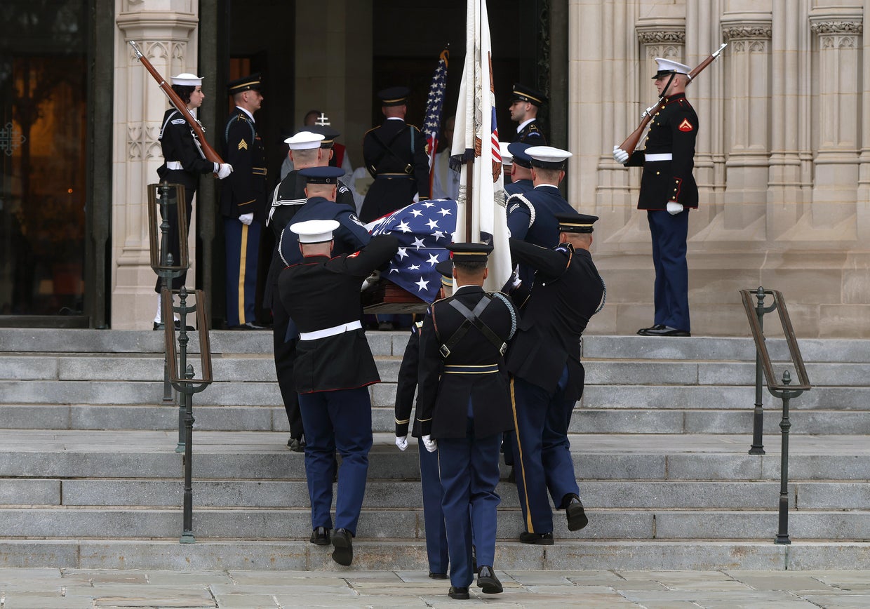 Dick Cheney remembered at funeral as having "devotion to America" over