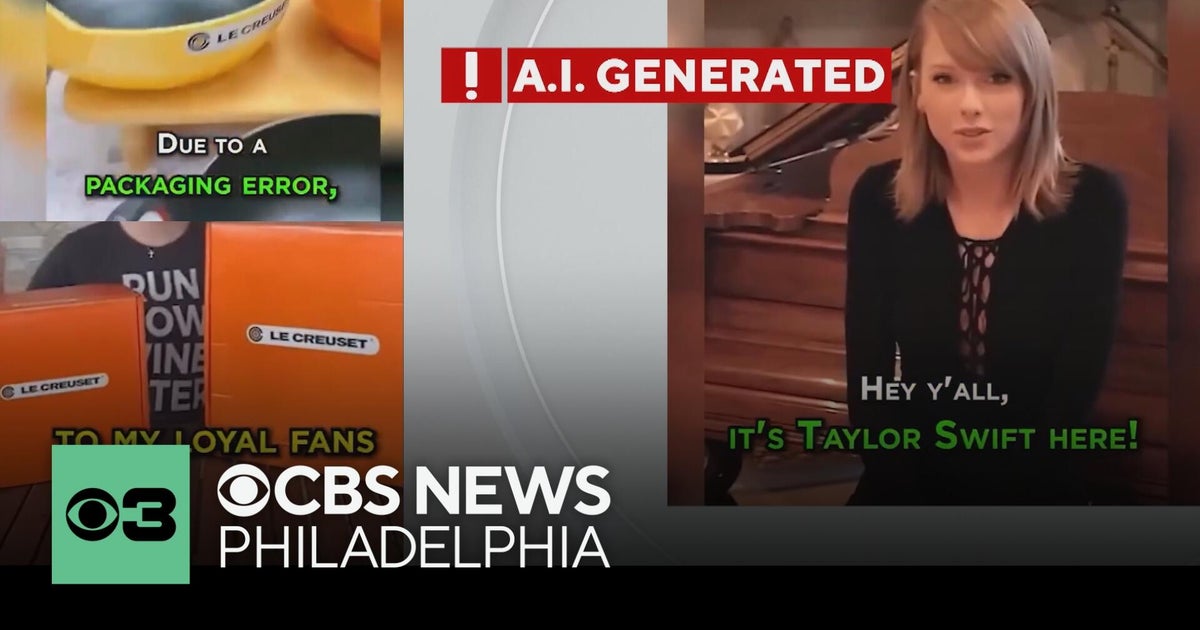 No, Taylor Swift is not giving away Le Creuset; scammers are upping their use of A.I., deepfakes