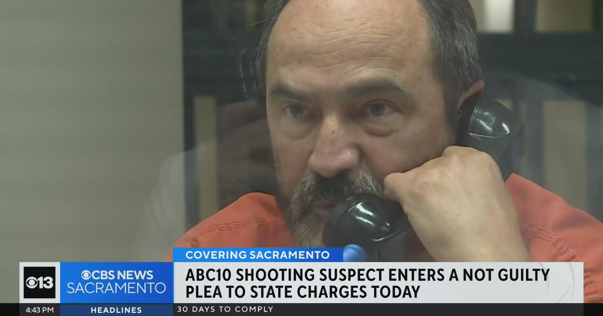 ABC10 shooting suspect pleads not guilty to state charges in Sacramento court