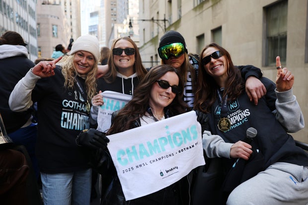 NJ/NY Gotham FC NWSL 2025 Champions Parade