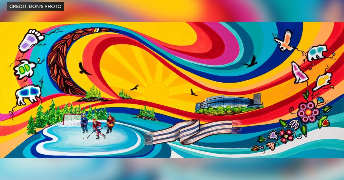 Indigenous-themed Minnesota hockey mural to be shown at 2026 World Juniors