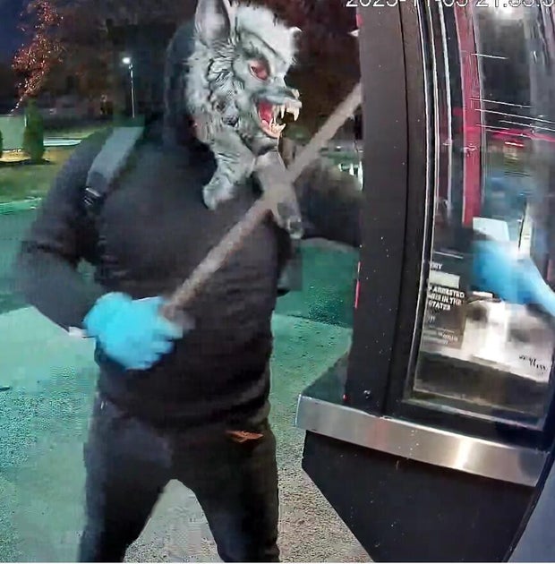 New Jersey man wearing wolf-like mask charged in marijuana shop burglary
