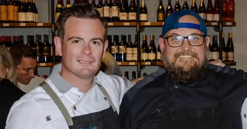 Butcher and chef collaborating on Thanksgiving meals for Atlanta families