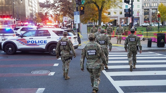Two National Guard members shot near the White House in Washington 