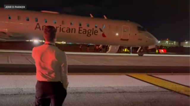 American Eagle plane evacuated at Philadelphia International Airport 
