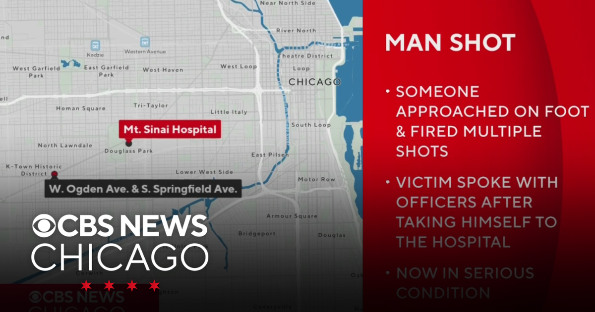 Man in serious condition after shooting on Chicago's West Side - CBS ...
