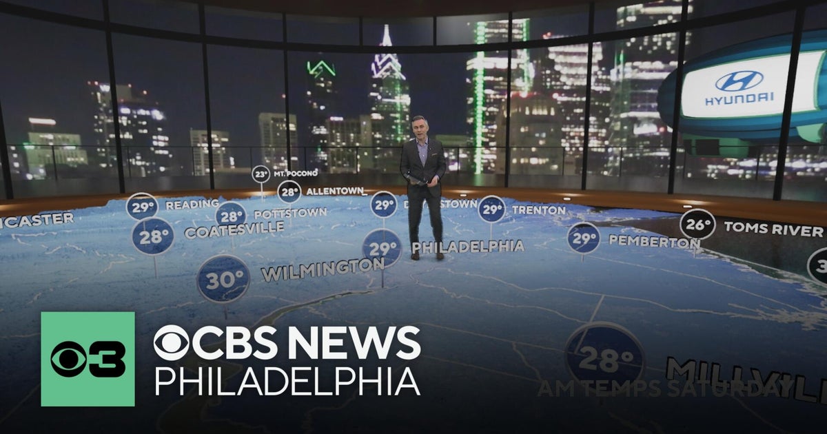 Mostly Sunny Saturday in Philadelphia; tracking the NEXT Weather maker ...