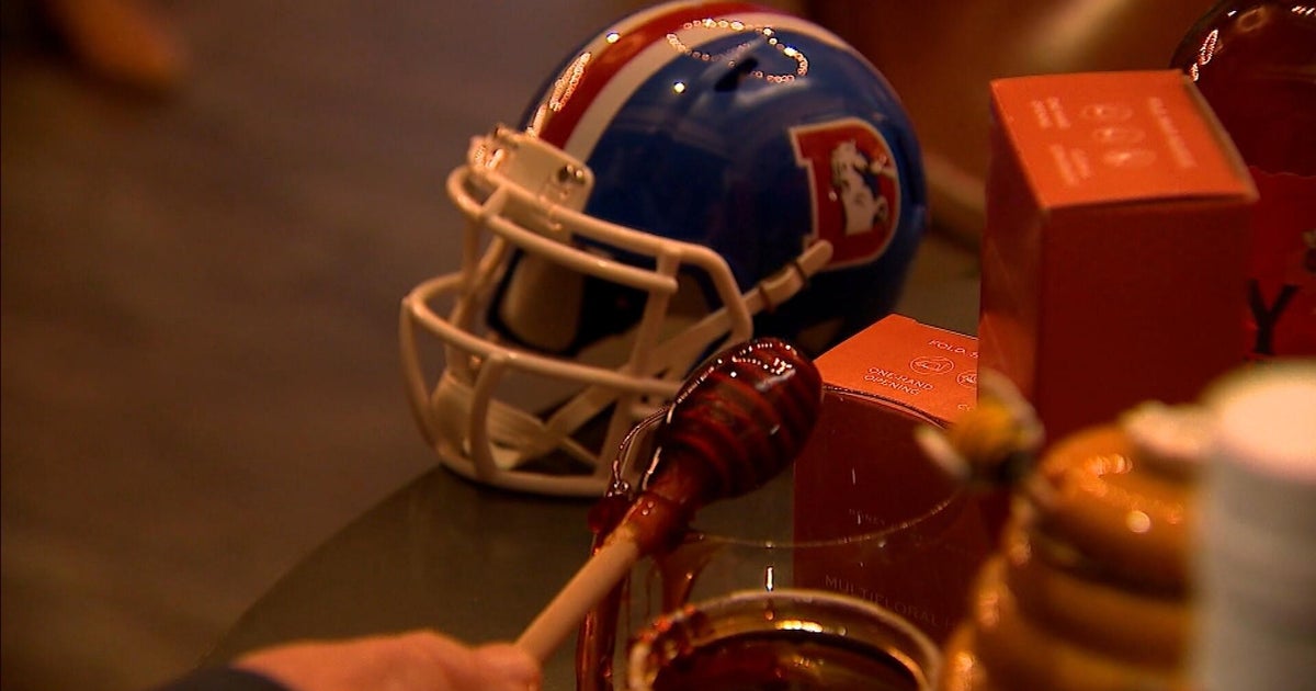 Fan excited his honey is being used in an official partnered beverage of the Broncos