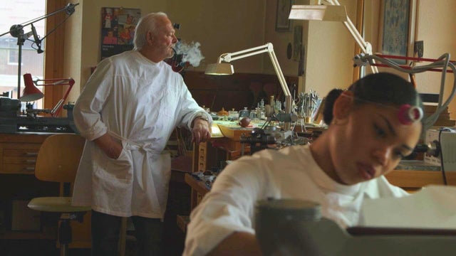 Master watchmaker Philippe Dufour and Danièla Dufour, his daughter and apprentice 