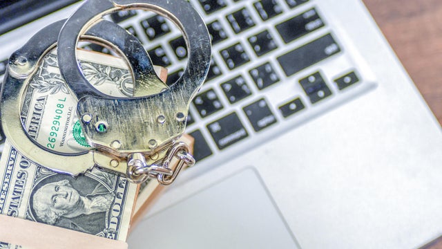 Illegal money with computers 