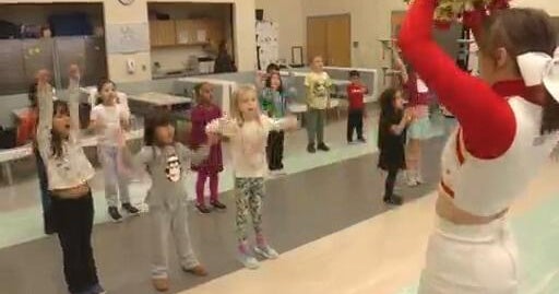 Denver Pioneers Cheer Squad hosts clinic for kids at Boys & Girls Clubs
