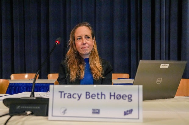 Dr. Tracy Beth Hoeg at Vaccine Panel Meeting
