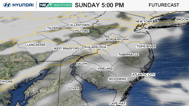 Blast of arctic air arrives Sunday across the Philadelphia region 