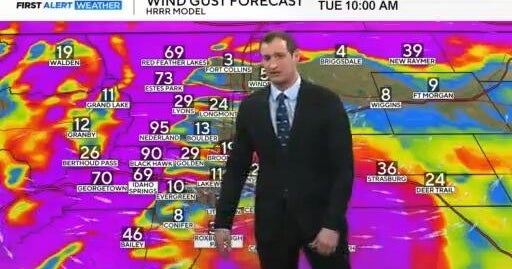 High wind gusts for portions of Colorado on Tuesday - CBS Colorado