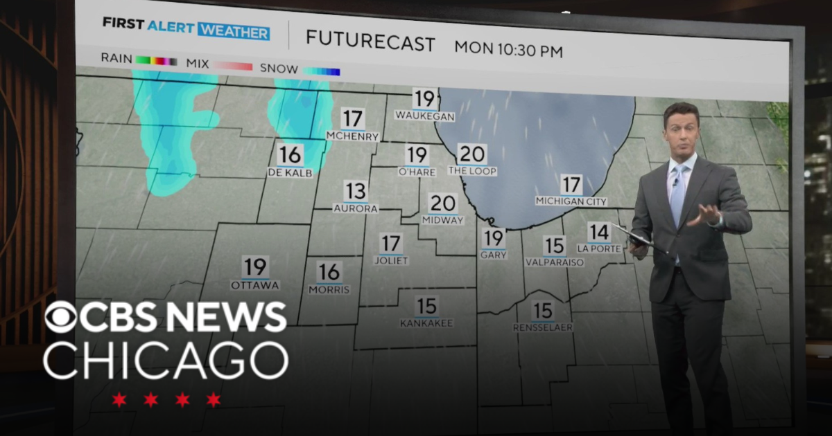 Light snow Monday night for Chicago area - CBS Chicago