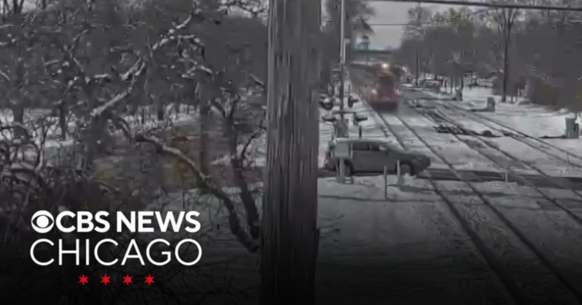 Woman, 80, suffers minor injuries after car hit by Metra train in ...