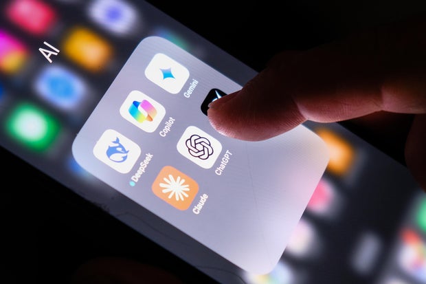 Artificial Intelligence icons internet AI app application 