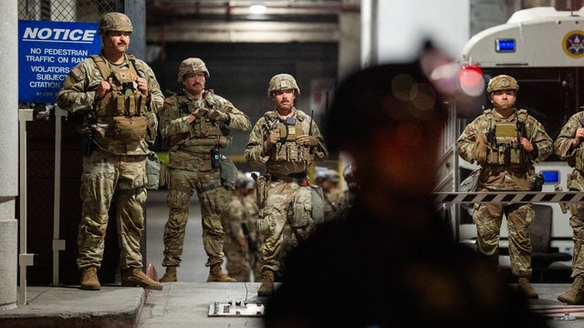 Anti-ICE Protesters Clash With Police In Downtown Los Angeles 