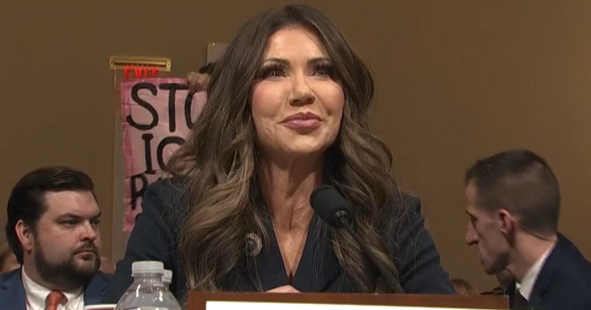 Watch: Protesters interrupt Kristi Noem's opening statement at worldwide threats hearing