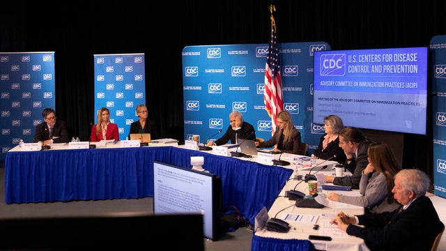 CDC advisory committee (ACIP) meets in Atlanta to discuss childhood vaccine schedule changes 