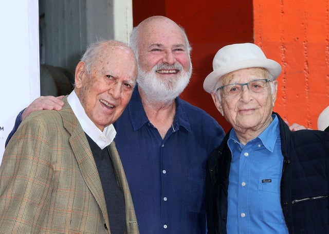 2017 TCM Classic Film Festival - Carl Reiner And Rob Reiner Hand And Footprint Ceremony