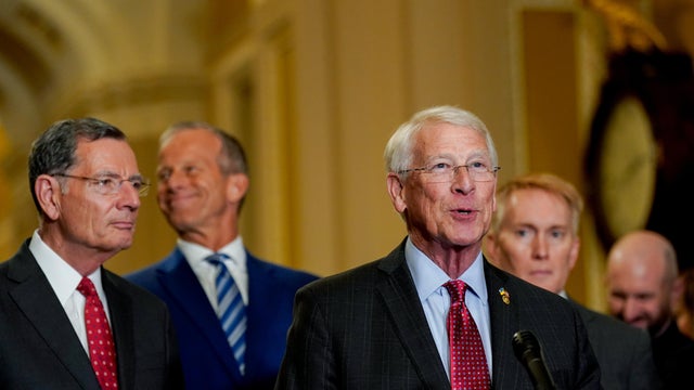 Sen. Roger Wicker, a Mississippi Republican, speaks during a news conference with Senate GOP leaders on June 10, 2025 in Washington, D.C. 