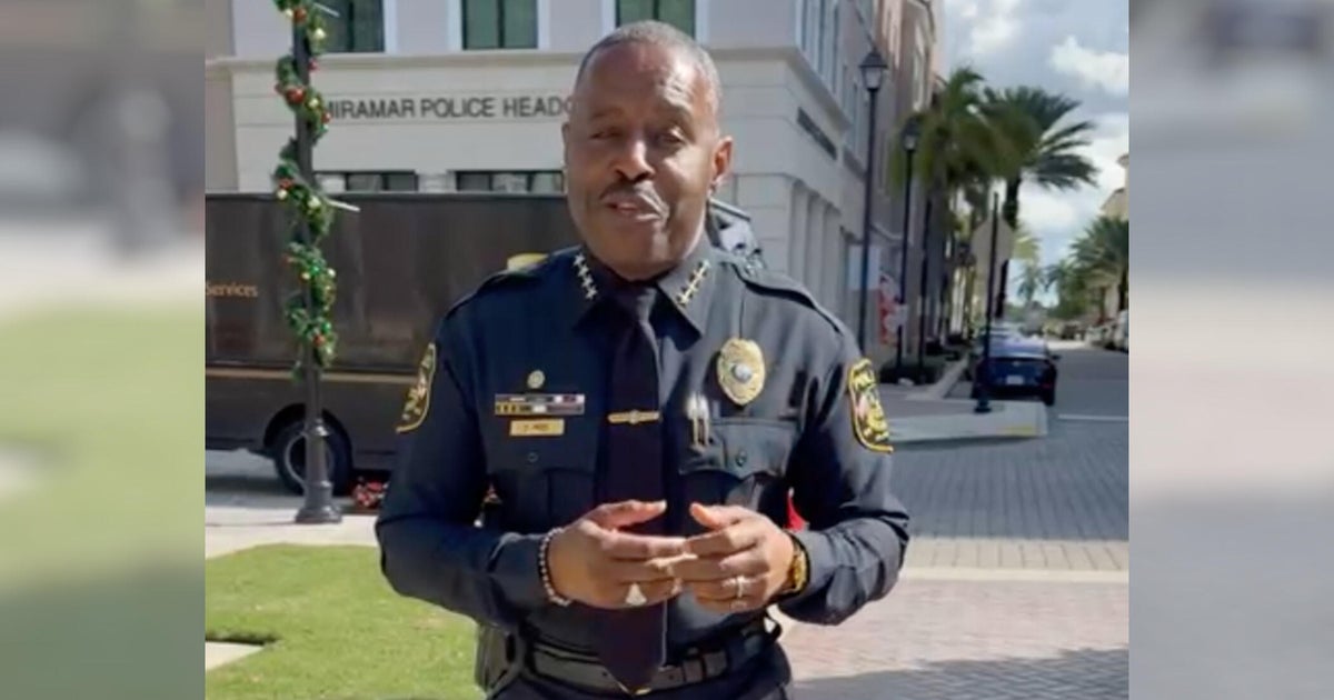 Miramar Police Chief Delrish Moss salutes Eliott Rodriguez’s lasting impact on South Florida