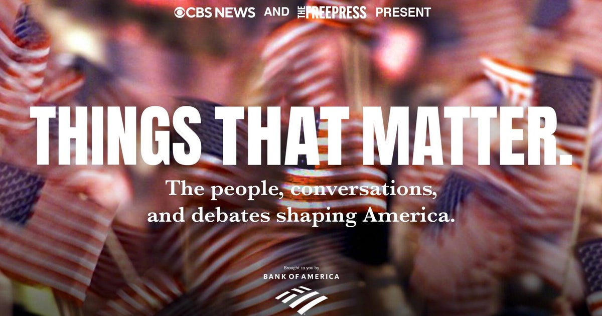 CBS News and The Free Press launch town hall and debate series