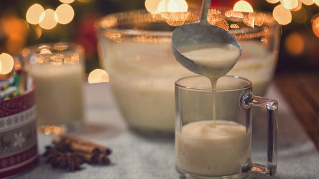 Eggnog at Christmas Time 