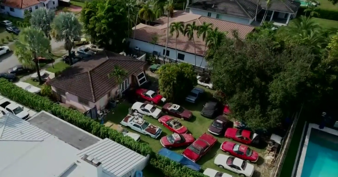 Miami-Dade neighbor frustrated by more than 40 cars packed onto next-door property