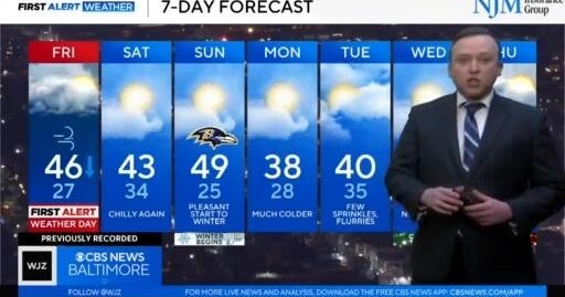 Wet weather expected to impact morning commute in Maryland Friday