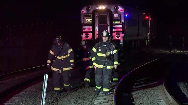 Map showing NJ Transit train derailment 