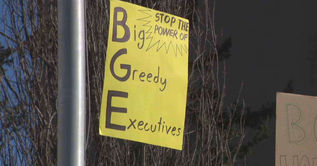 Baltimore residents rally against BGE rate hikes, demanding public utility options