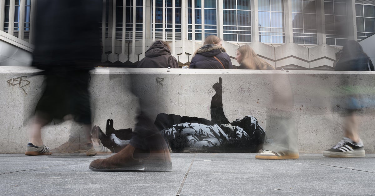 Banksy разкрива ново изкуство в Лондон