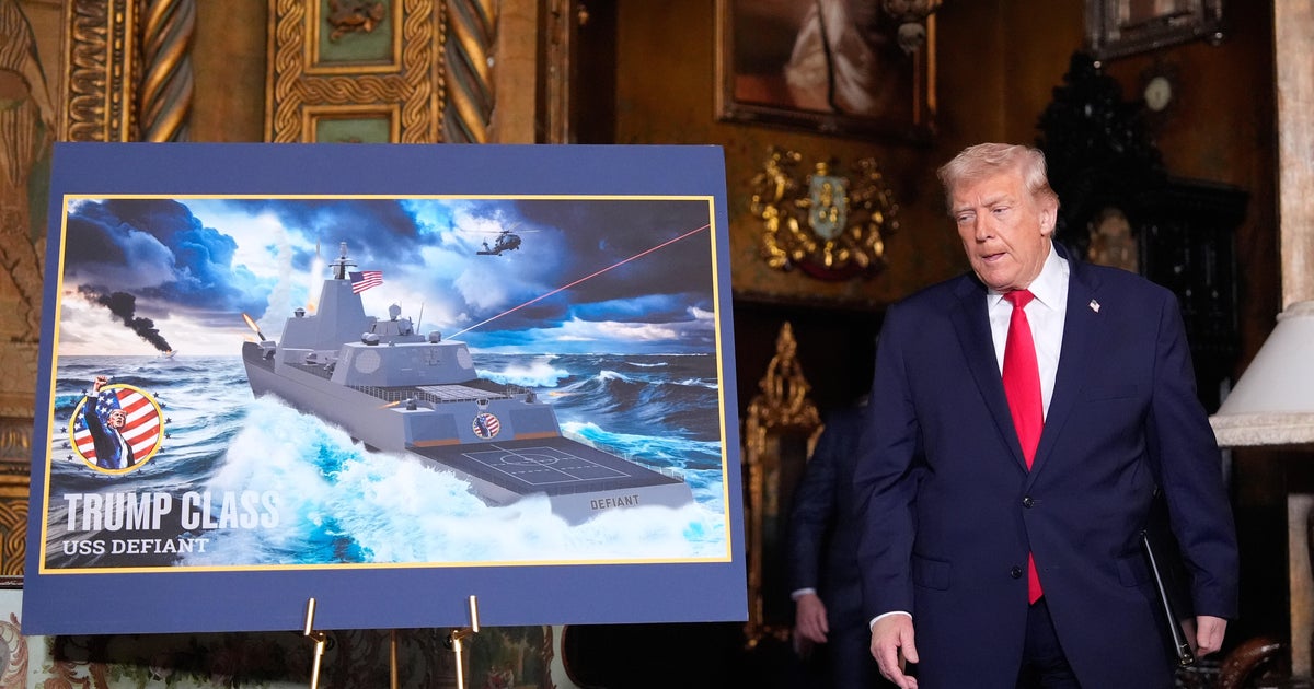 Watch Live: Trump announces new "Golden Fleet" of Navy battleships from Mar-a-Lago