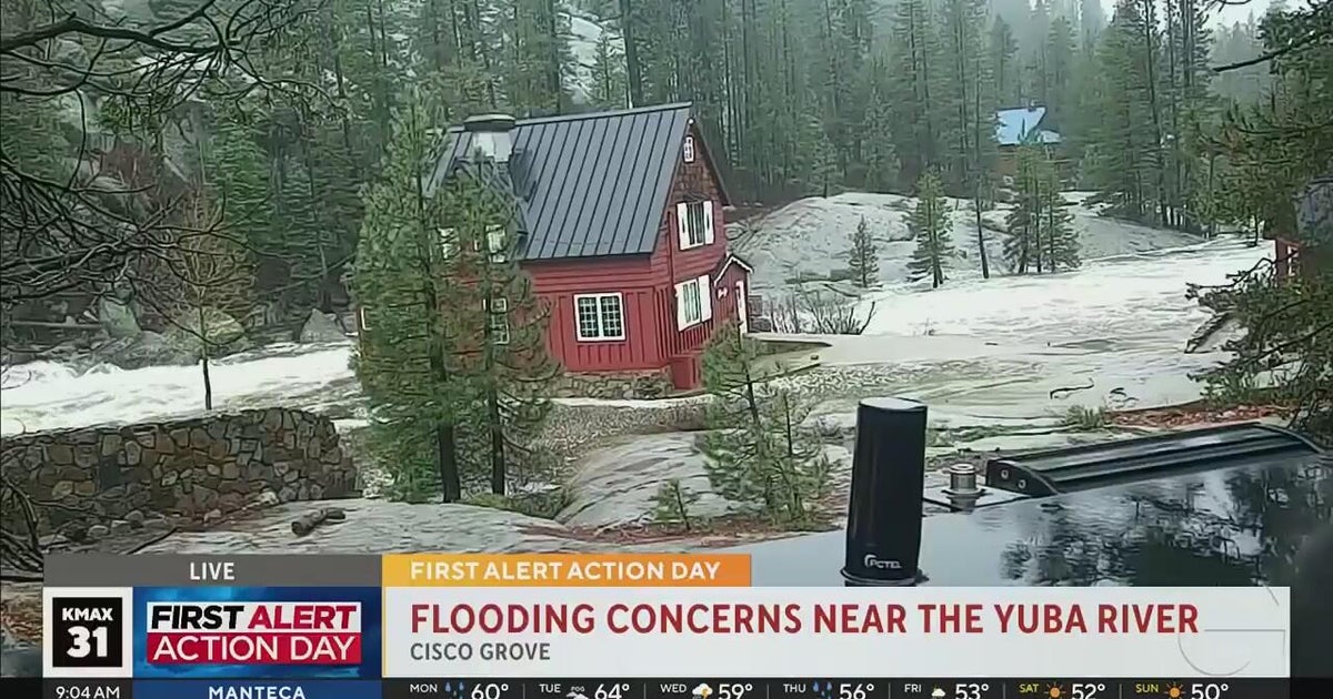 California Sierra Nevada family rescued from flooded home