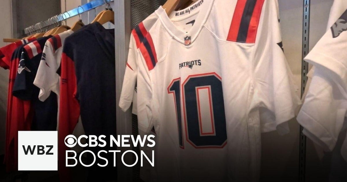 Drake Maye Patriots jerseys are flying off the shelves