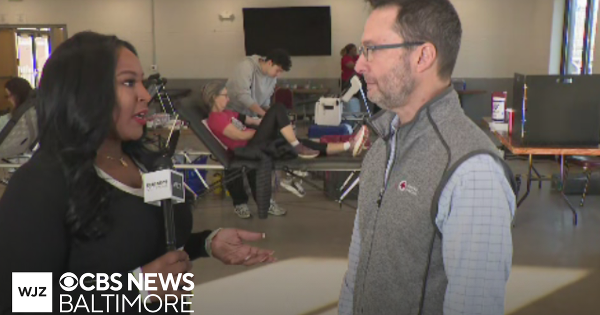 Around Town: Donating blood with the American Red Cross at the Maryland State Fairgrounds