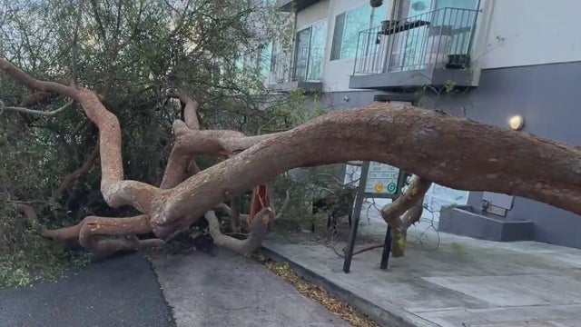 Heavy rain in California 
