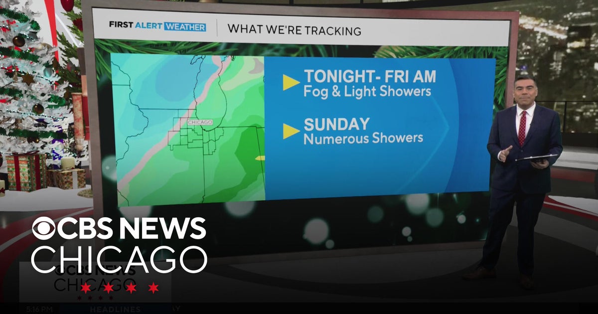 Chicago weather: Drizzle, light rain starts overnight - CBS Chicago