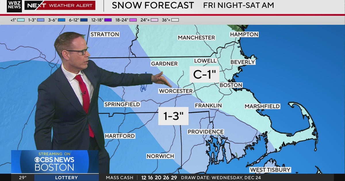 Next Weather: WBZ evening forecast for December 25, 2025