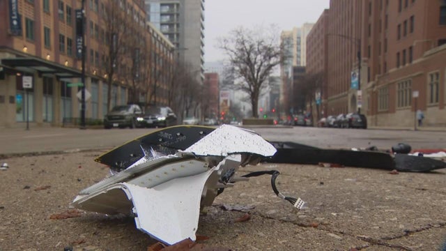 Generic police lights and crime scene tape 